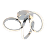 Artika Swirl Flush Mount Light Fixture, Chrome - Like New